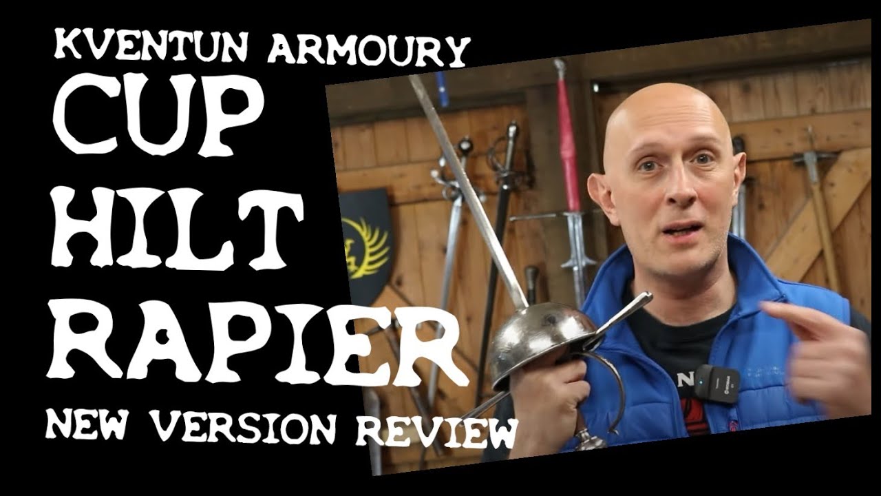 Kvetun Armoury New CUP HILT RAPIER Review (first impressions)