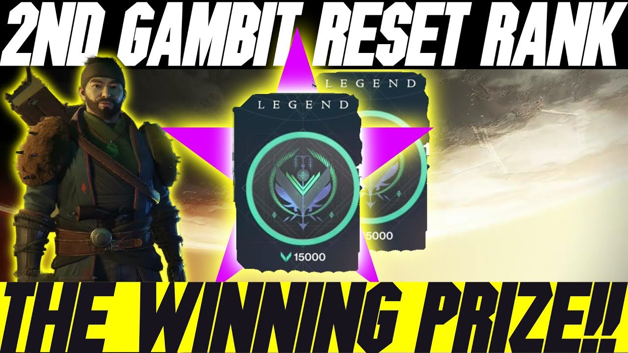 2ND RESET OF GAMBIT INFAMY RANK AND THE WINNING PRIZE