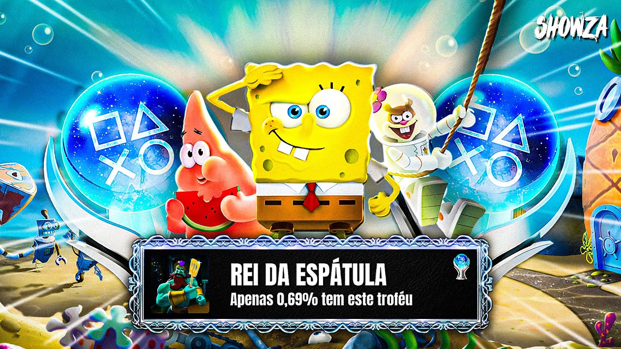 FIZ 100% DO MELHOR REMAKE DO PS2 DE UM BOB ESPONJA!