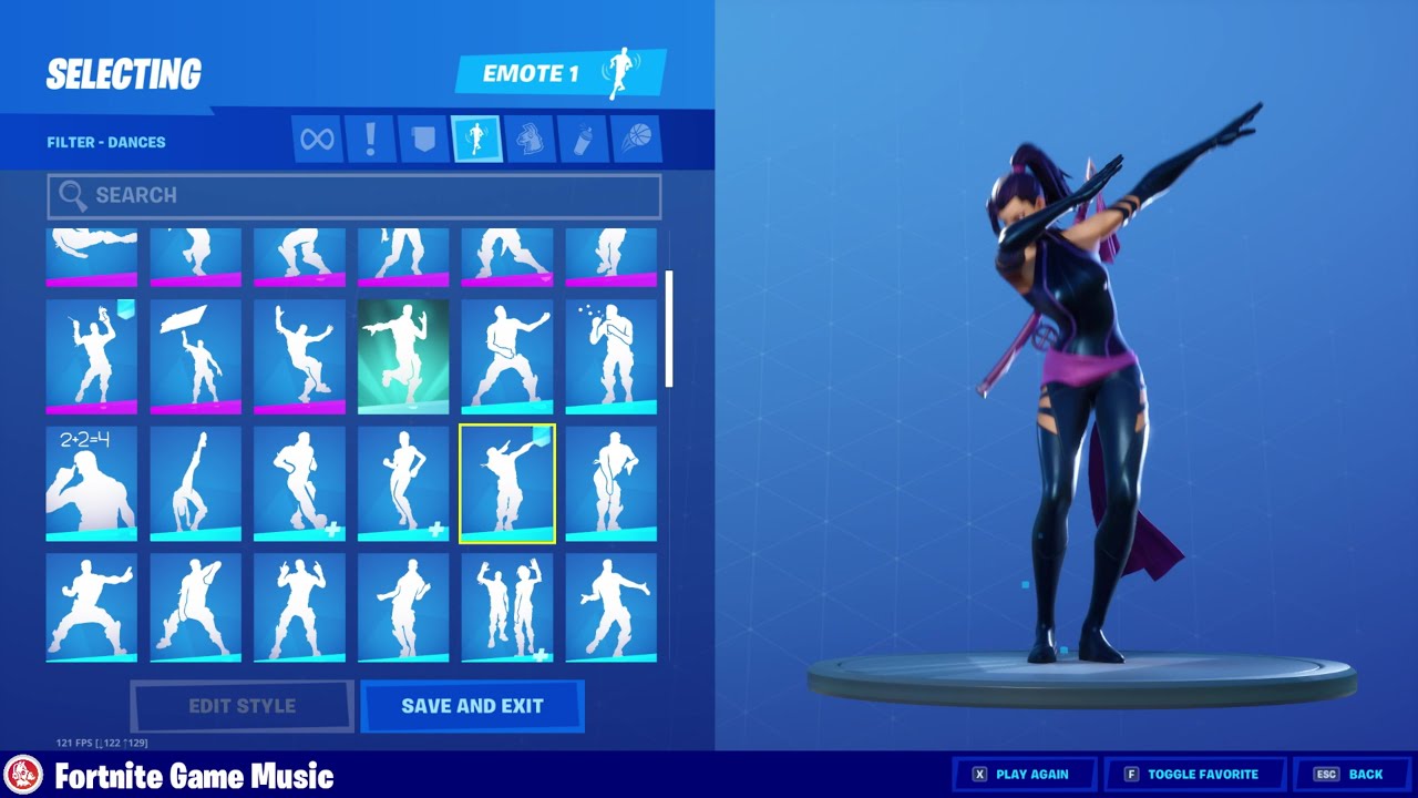 Fortnite - Dab - Emote - Gameplay