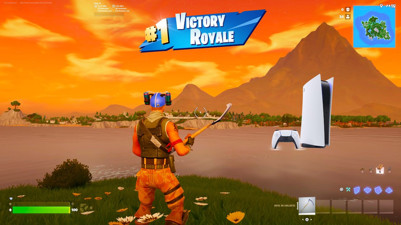 PS5 Fortnite Reload Controller Gameplay (4K 120FPS)