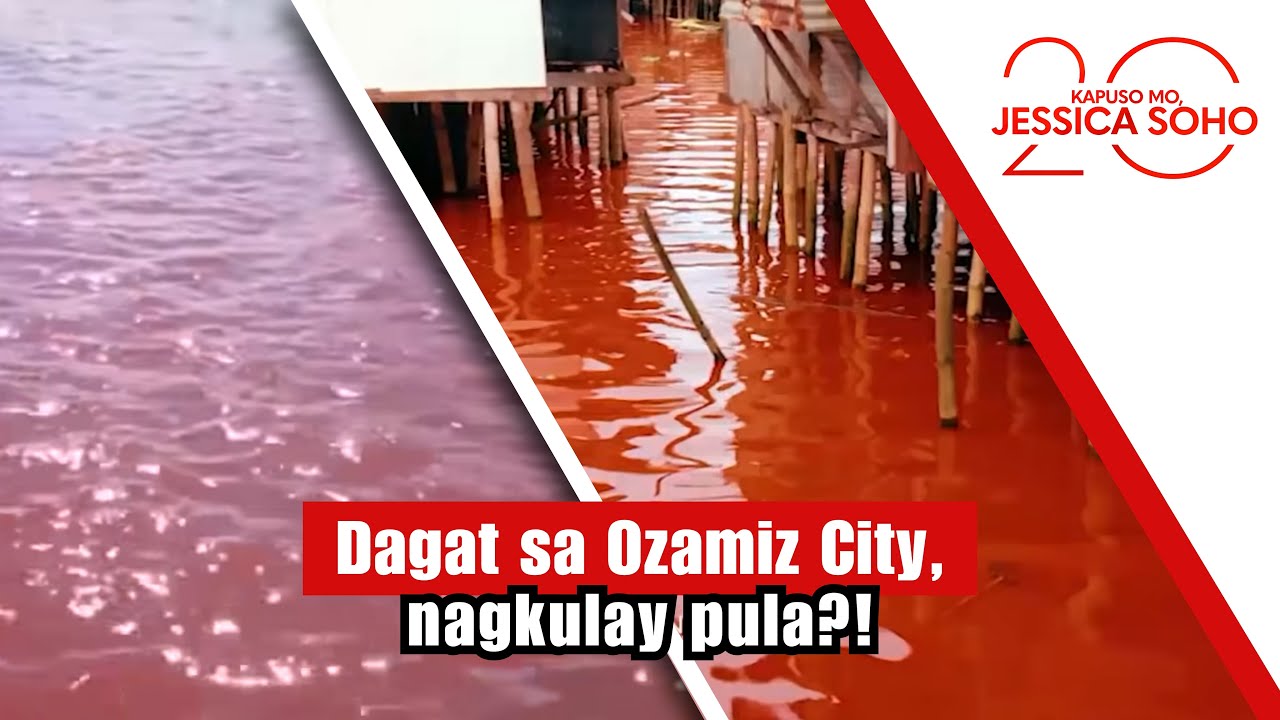 Dagat sa Ozamiz City, nagkulay pula?! | Kapuso Mo, Jessica Soho