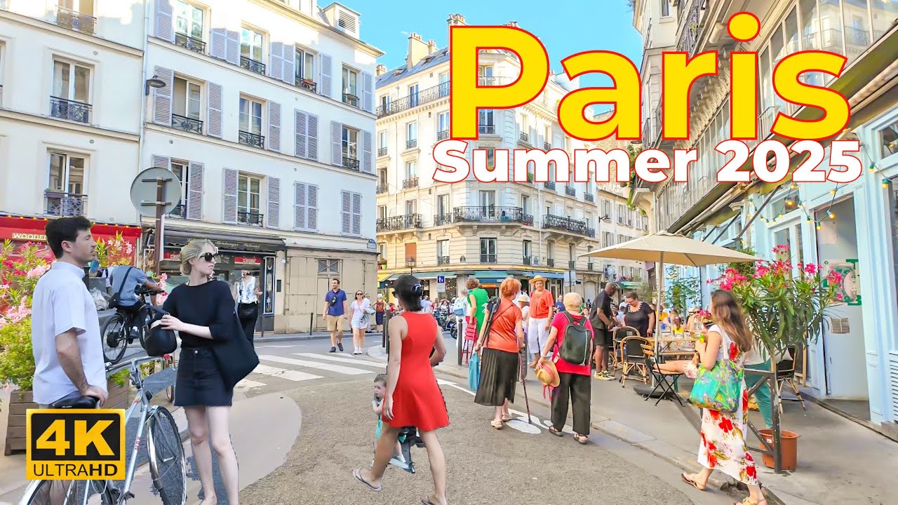 Paris, France🇫🇷 - 4K HDR Paris Walking Tour - July 2025 - Summer Walk| Paris 4K | A Walk In Paris