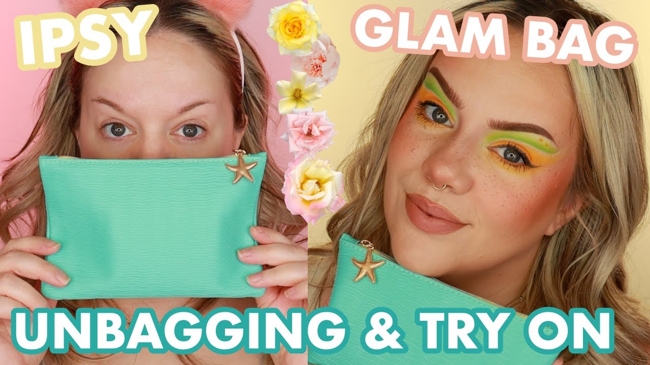 IPSY GLAM BAG | JULY 2022 | unbarring & try on!