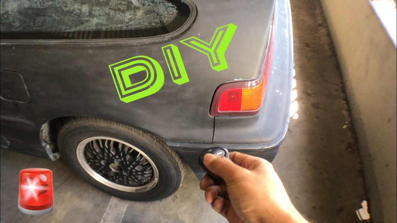 Honda CRX build part 1 | Viper alarm Install (Basics)