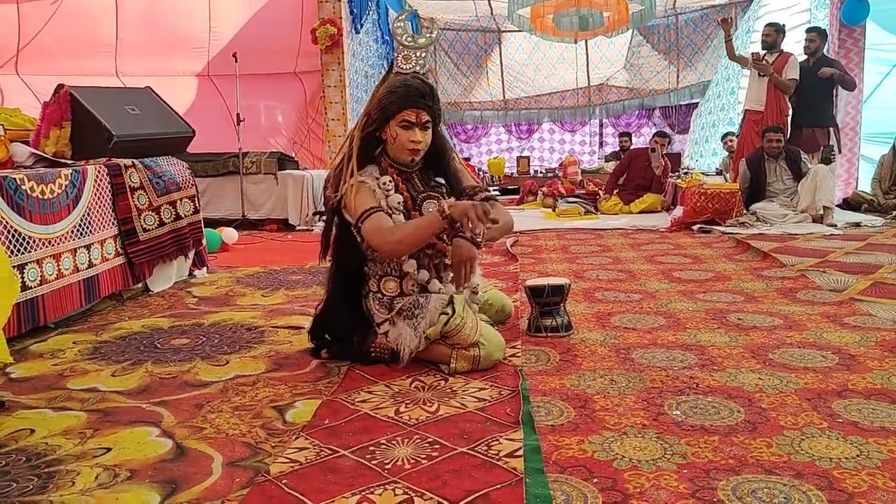 शिवा पुराण तथा शिवरात्रि के शुभ अवसर पर भोले बाबा का नृत्य