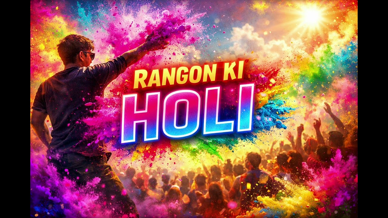 New trending song 🎵 Rangon ki holi spacel party 🎉🥳 song 