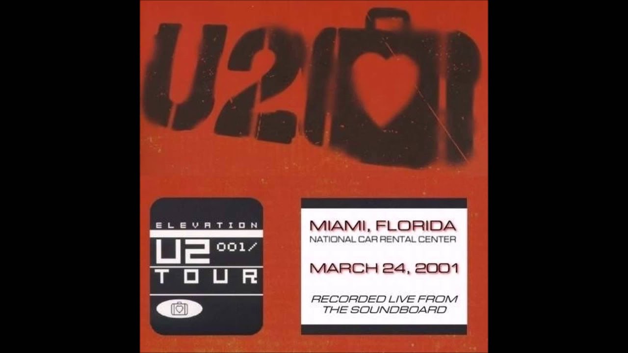 U2 Live 3/24/2001 Ft. Lauderdale, Florida