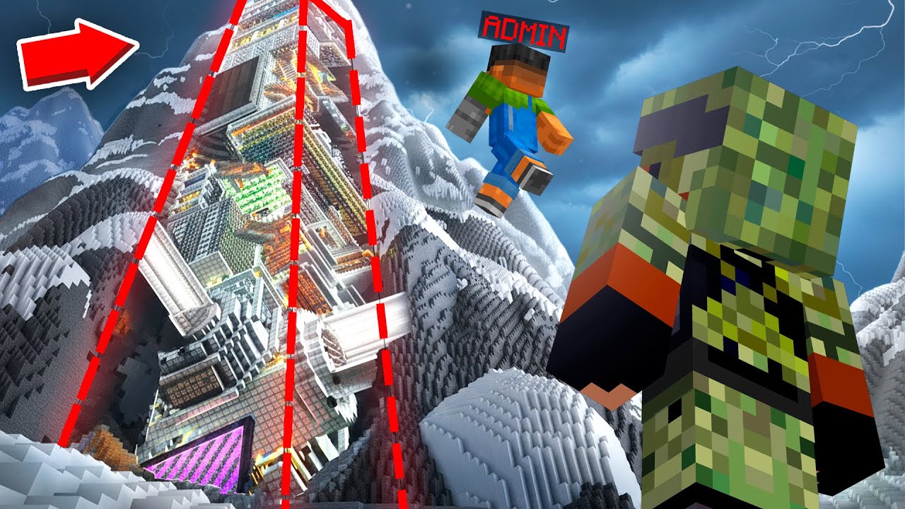 Descubr&iacute; la BASE SECRETA del ADMIN en mi Servidor de Minecraft