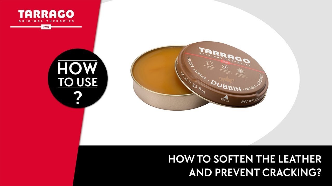 How to soften the leather and prevent cracking? - Tarrago Dubbin 👞   ✨