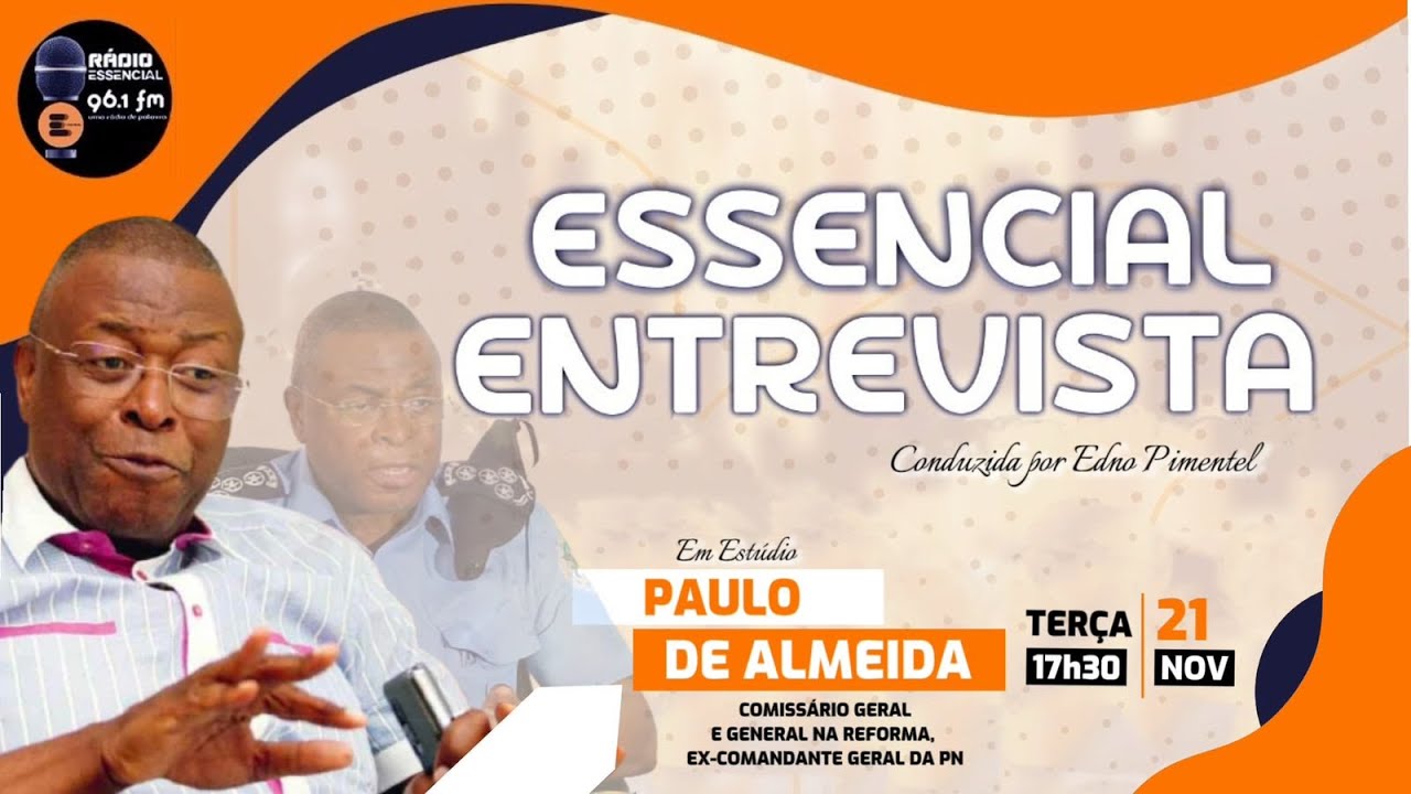 ESSENCIAL ENTREVISTA COM | 𝑷𝑨𝑼𝑳𝑶 𝑫𝑬 𝑨𝑳𝑴𝑬𝑰𝑫𝑨 21.11.2023