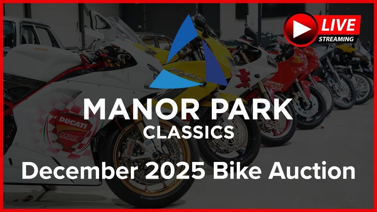 Manor Park Classics - Motorcycle Auction 5th December 2025