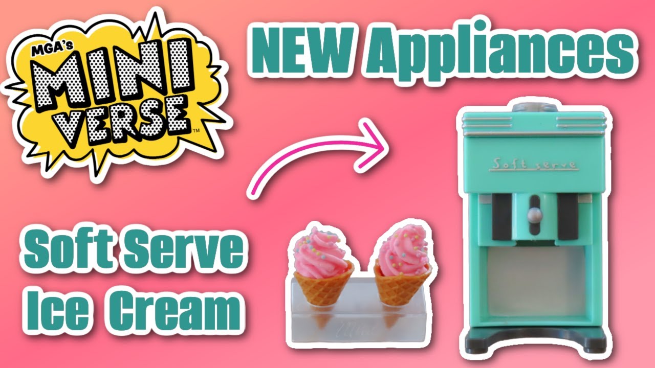 Miniverse Appliances! Аппарат для приготовления мягкого мороженого, который РАБОТАЕТ!!