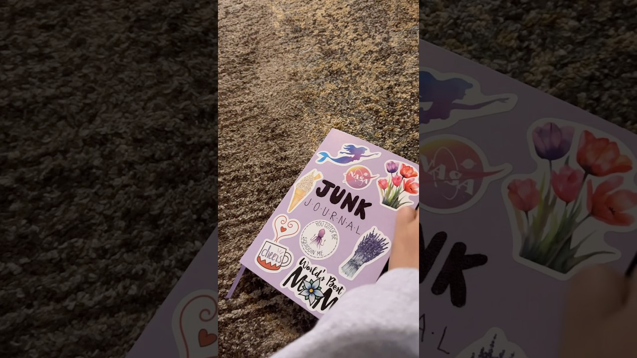 My first junk journal! #junkjournal #scrapbooking #journal #creativity