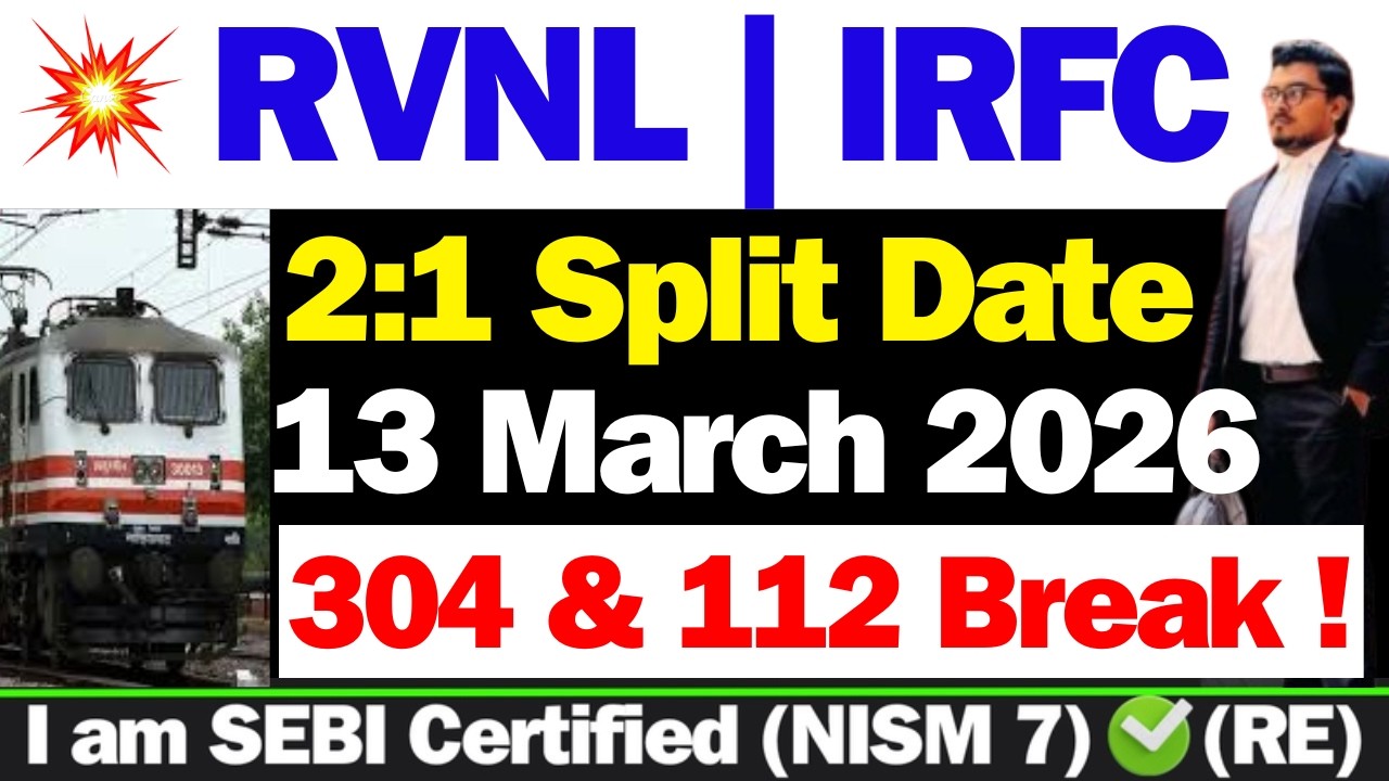 2:1 Bonus | RVNL Share Latest News | IRFC Share Latest News | RVNL Share Latest News Today|RVNL|IRFC