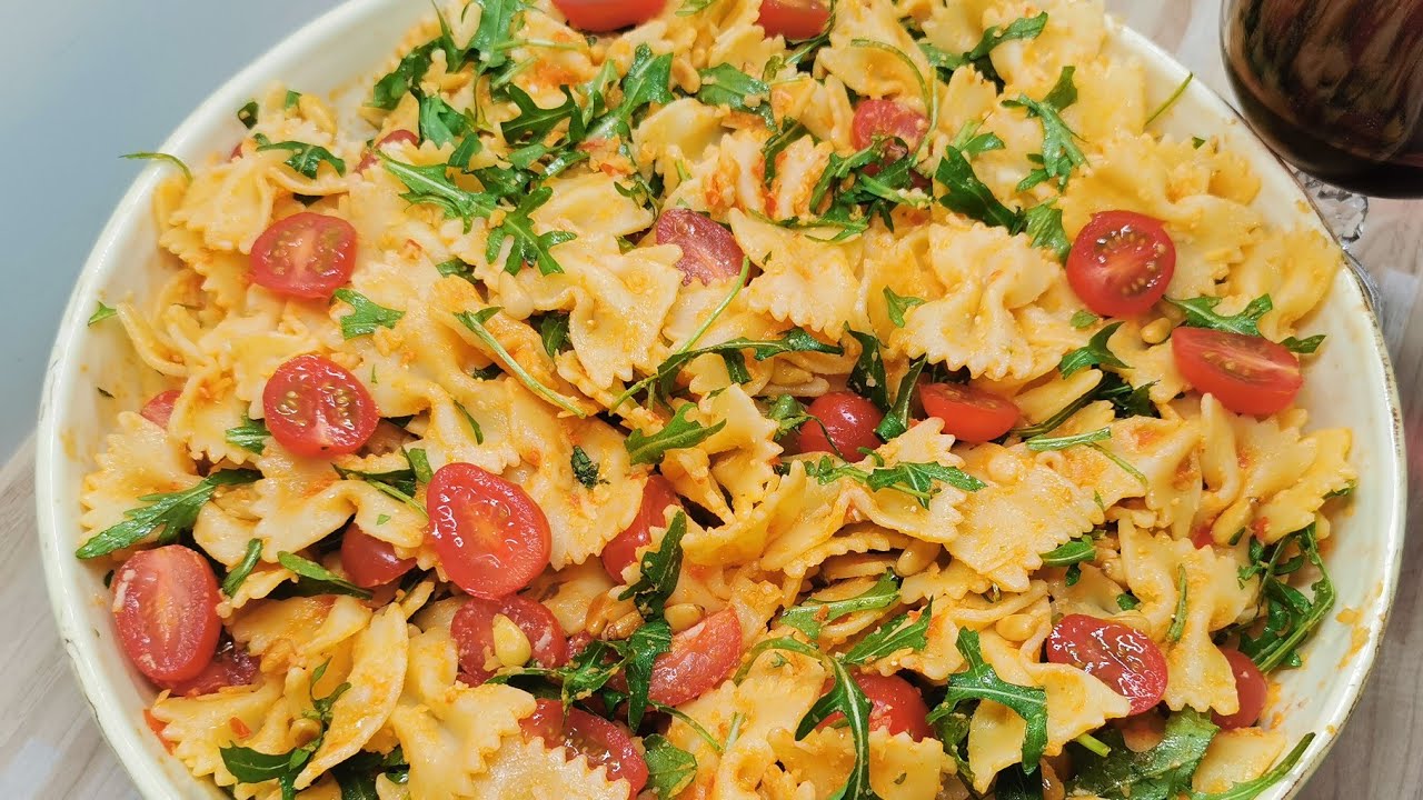 Italienischer Nudelsalat mit Pesto -  fix und fantastisch lecker