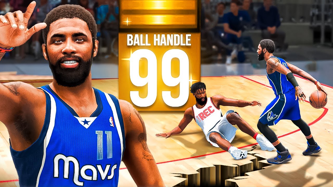 Kyrie Irving + 99 BALL HANDLE is UNSTOPPABLE in NBA 2K24 (Unlimited Ankle Breakers)