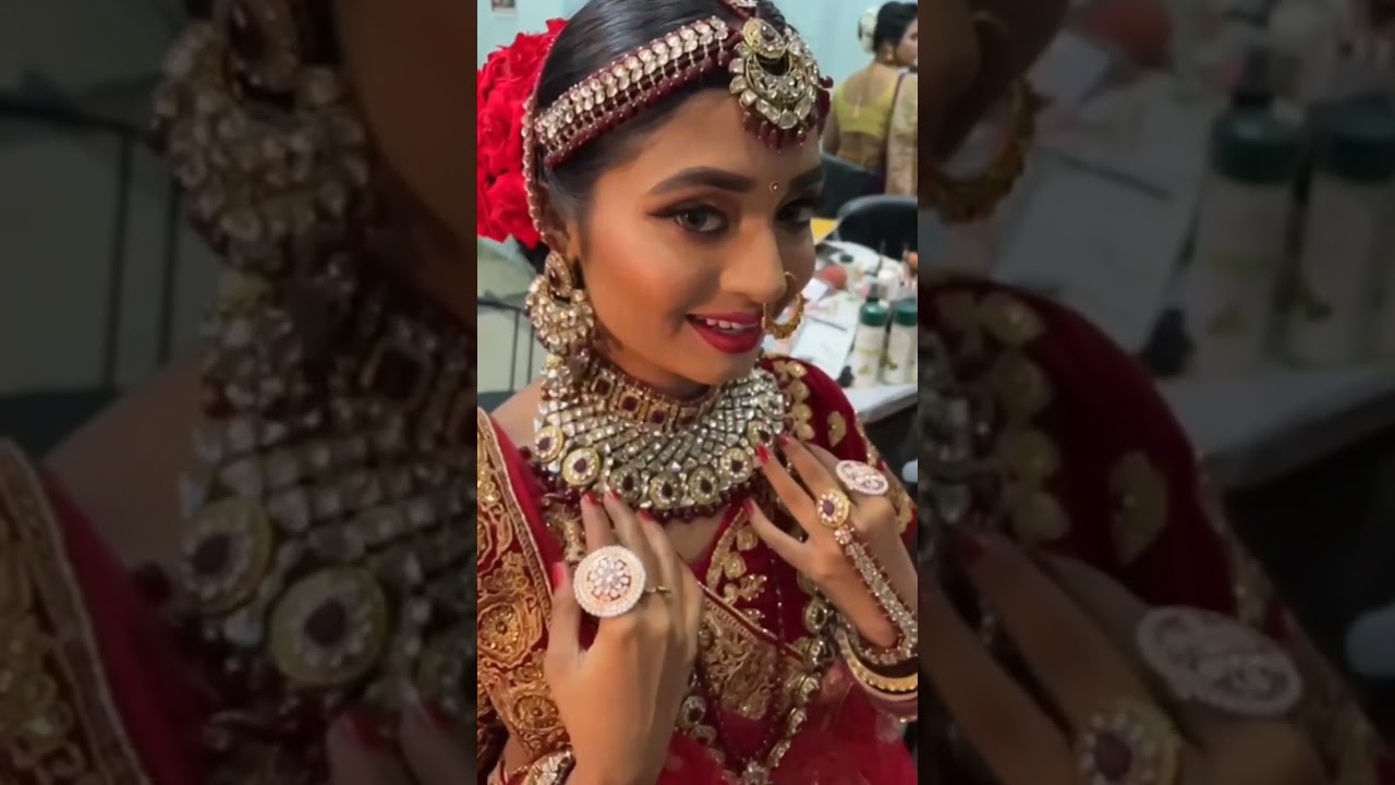 #indainbride #eyemakeup #viralvideo #mekupartist #instgarmreels #like  #wading #mumbai #haristyle