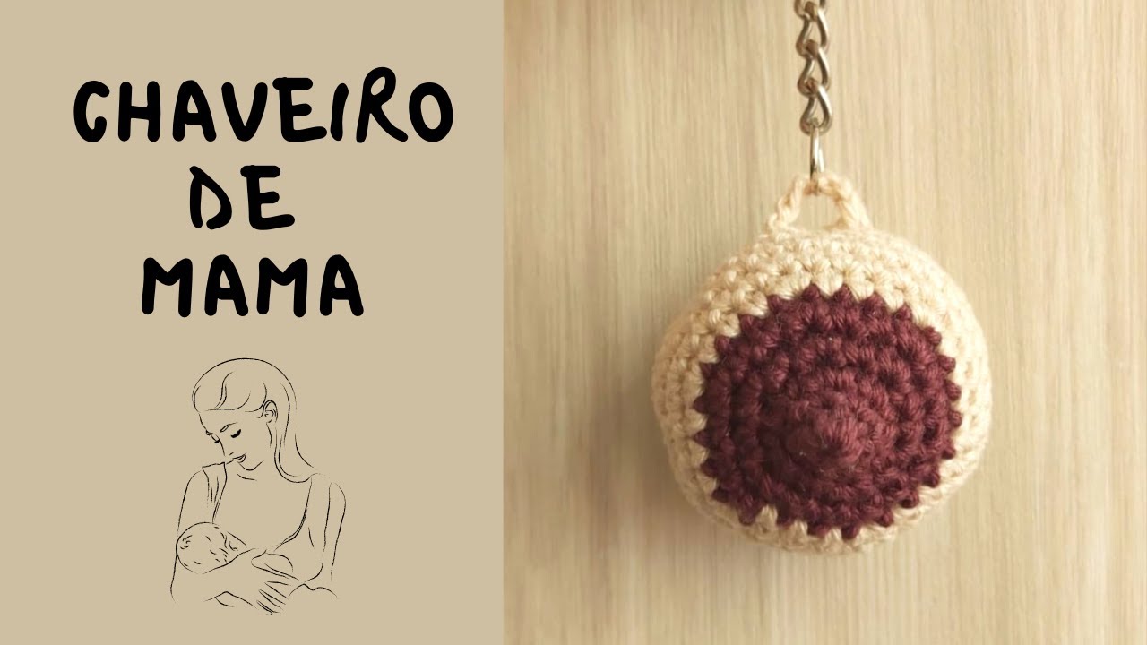 COMO FAZER UMA CHAVEIRO DE MAMA