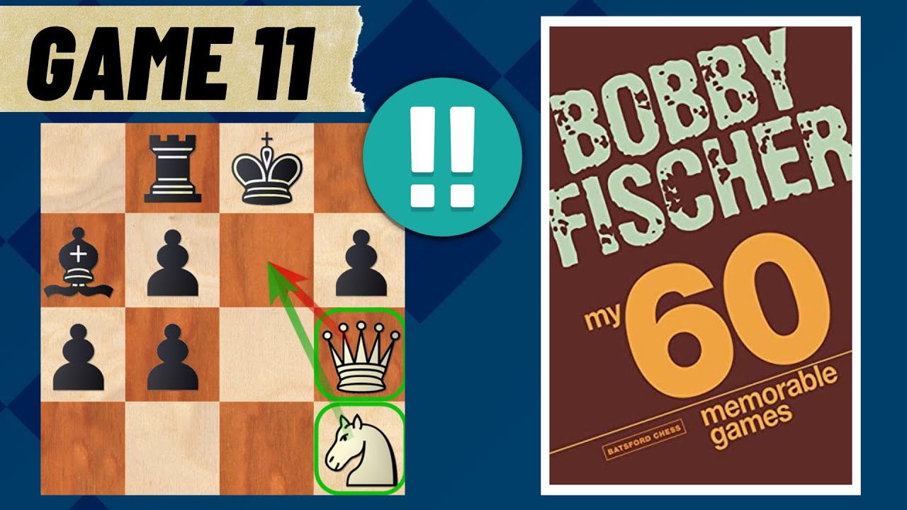 CRUSHED in 27 Moves! Fischer vs Benko (My 60 Memorable Games #11)