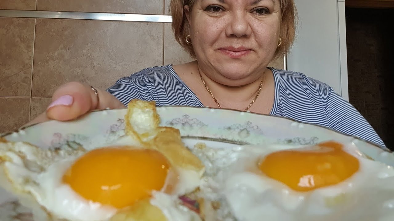 MUKBANG 🍽ШИКАРНЫЙ ЗАВТРАК ⭕🍳 ДОМАШНИЕ ЯЙЦА 💠 ЯИЧНИЦА С ЧАЕМ ВКУСНЯТИНА 😋 МУКБАНГ #mukbang#мукбаг