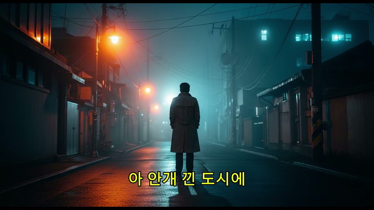 안개 낀 도시의 그림자