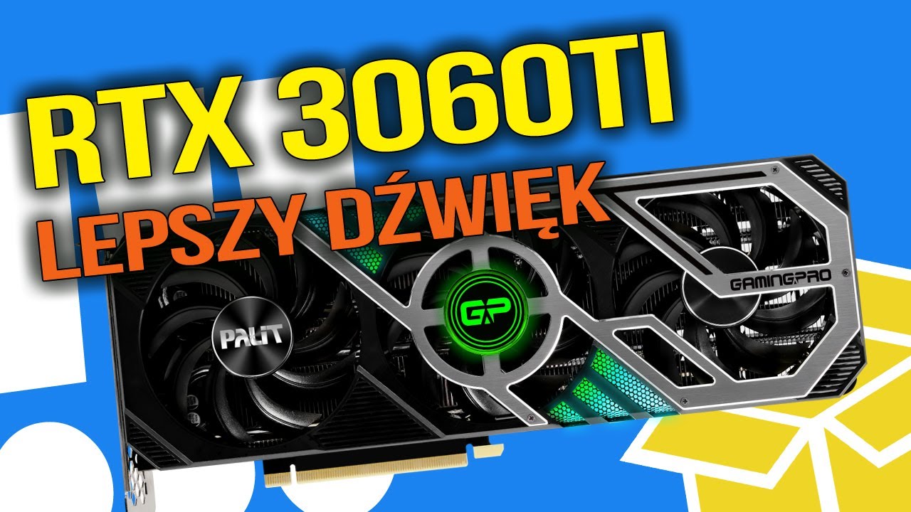 RTX 3060TI pobór mocy, wydajność Vegas Pro, NVIDIA Broadcast - lepszy dźwięk w transmisji