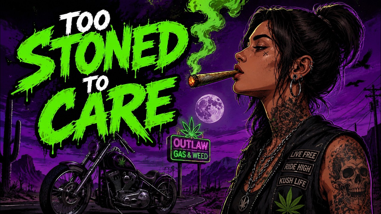TOO STONED TO CARE 💨 | Deep Marijuana Soul & 420 Blues Music | Kush Weed Therapy