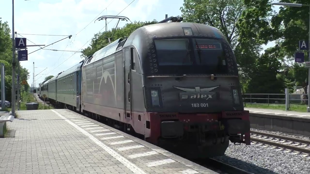 Two International Regional Express Trains