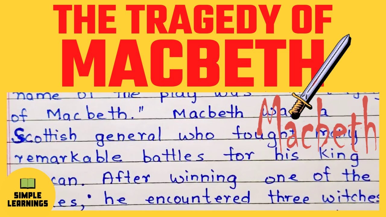 Macbeth Essay In English For Grade 9 || Summary Of Macbeth (Play) By Shakespeare | Ambition Lesson