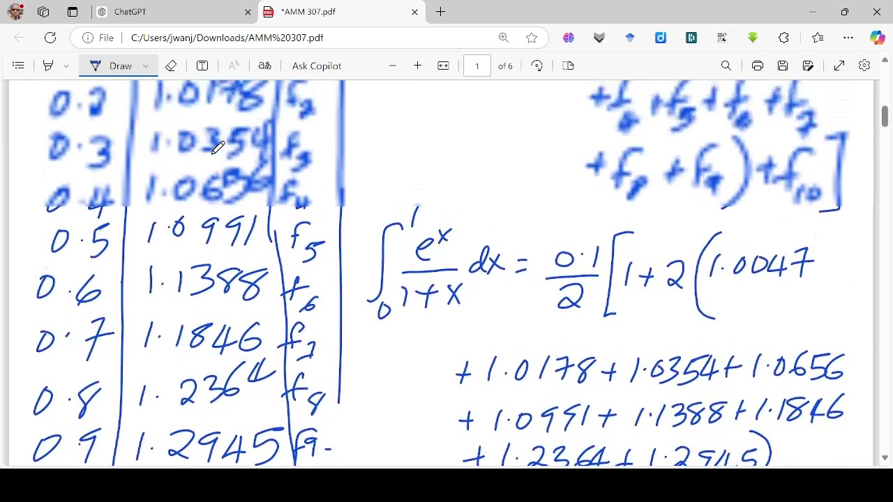 Trapezoidal and Simpson's Methods