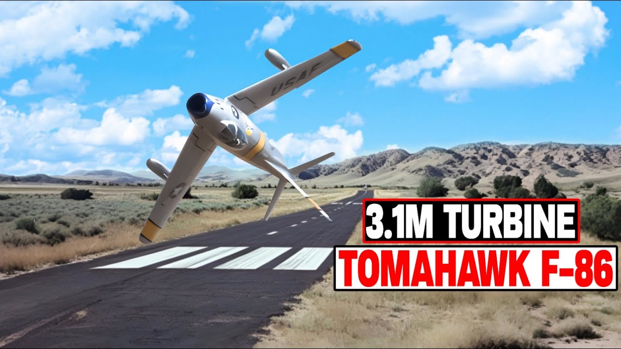 3.1M Tomahawk F-86 Aggressive Flight at Jets Over California 2025