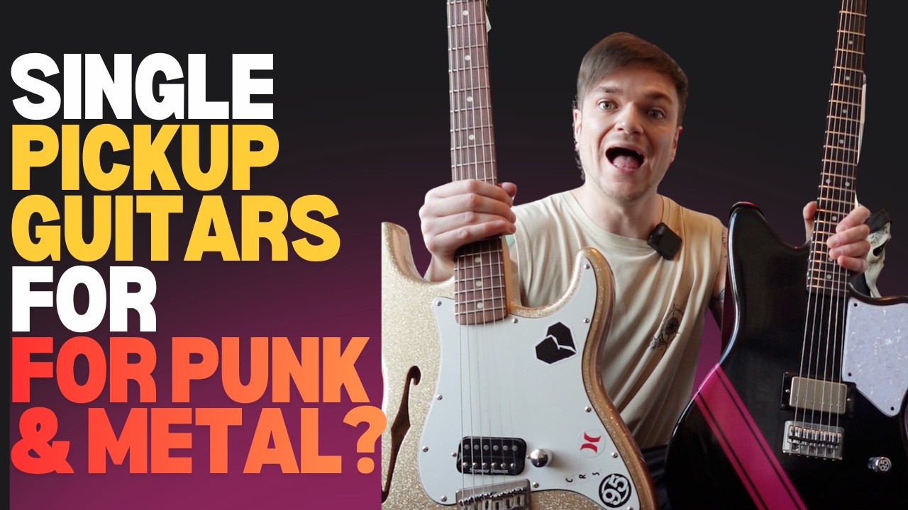 The BEST Guitars For Punk & Metal (Single Humbucker Guitars) 