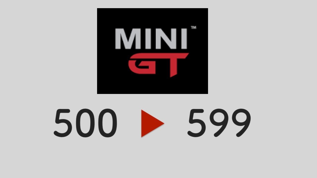Список суперкаров MINI GT в масштабе 1:64 | 500 - 599