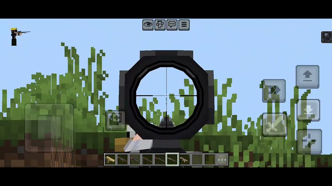 Minecraft 3D gun mod