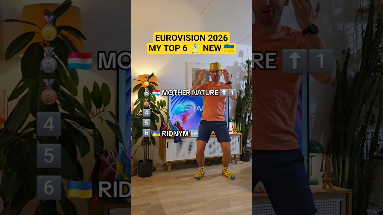 Eurovision 2026 My Top 6 ✨️ New 🇺🇦 #esc2026 #eurovisionsongcontest #unitedbymusic
