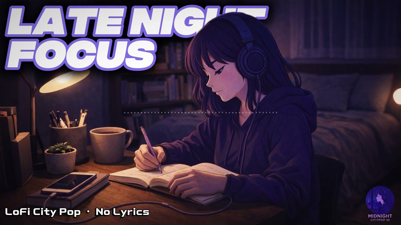 Late Night Focus – LoFi City Pop Instrumental for Deep Study (No Lyrics)
