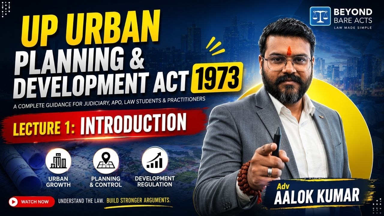 UP Urban Planning & Development Act 1973  | Complete Introduction | Lecture 1