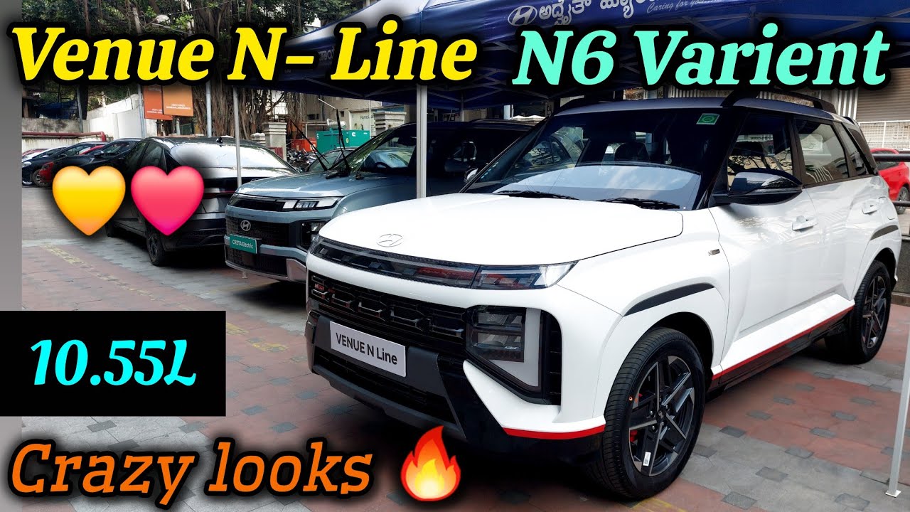 Hyundai Venue N-Line N6 2025 Review in kannada| Sporty looks BUT..😑🤦