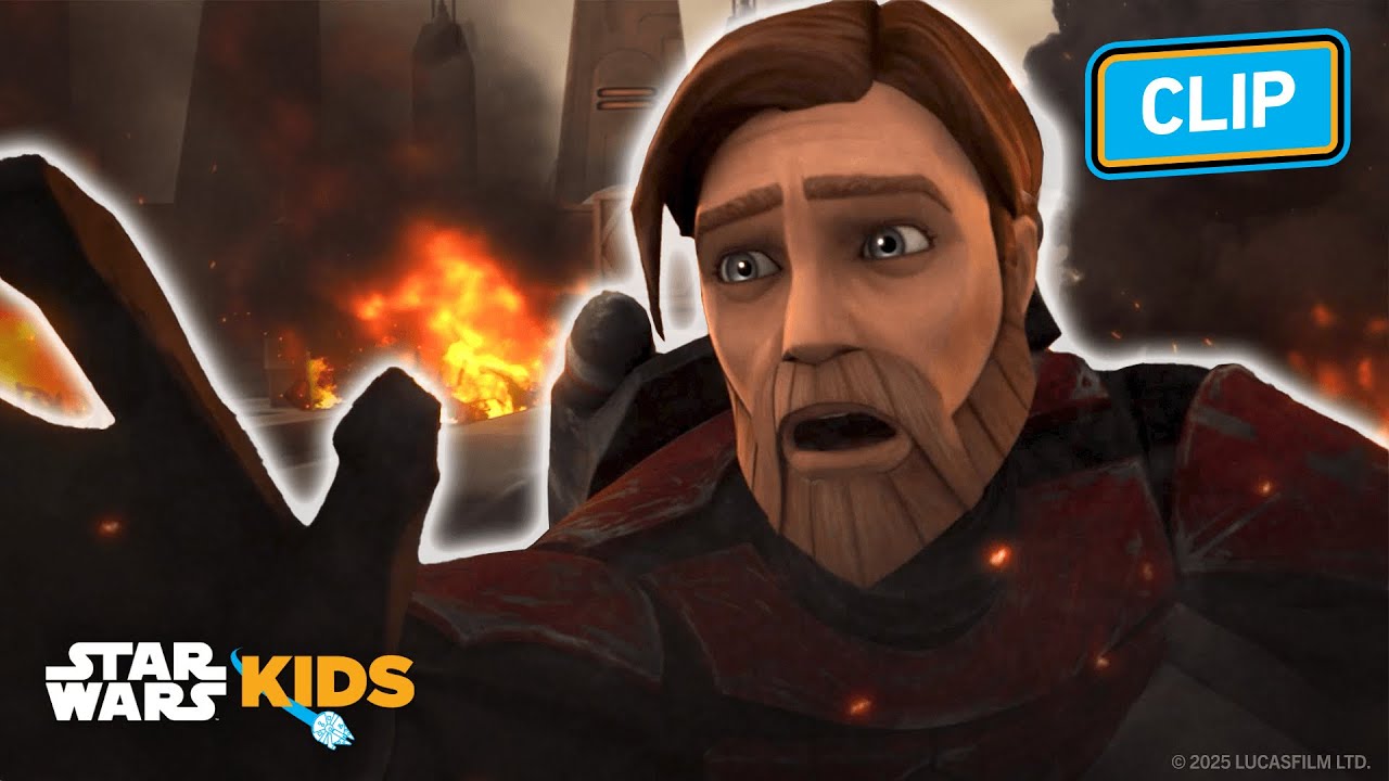 Obi-Wan Kenobi's Rescue Mission on Mandalore | Star Wars: The Clone Wars | @Star Wars Kids