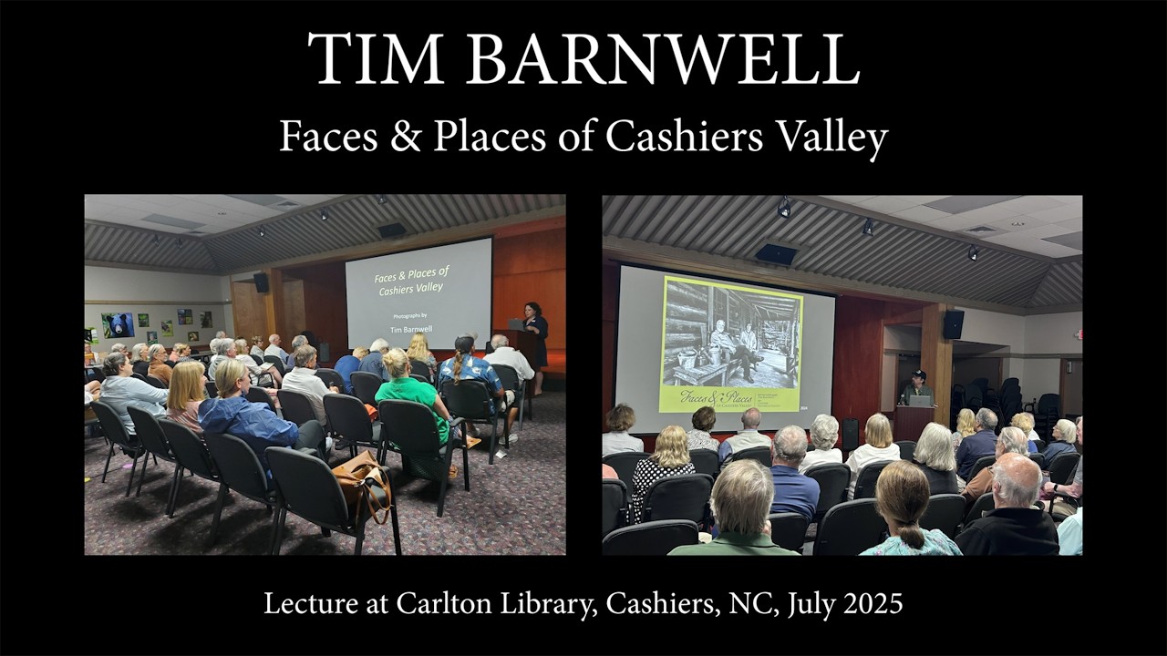 Faces & Places of Cashiers Valley book talk: July 2025