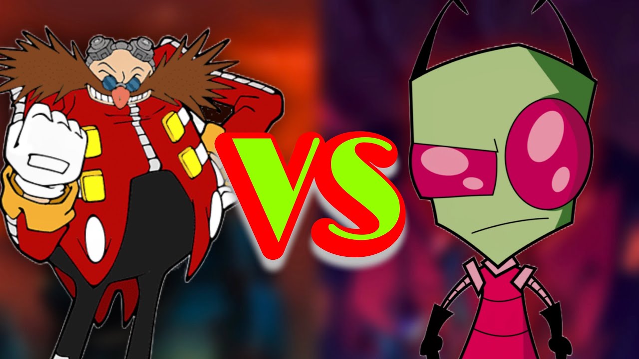 Dr Eggman VS Invader Zim RAP BATTLE! Epic Everything Rap Battles (Sonic VS Invader Zim)