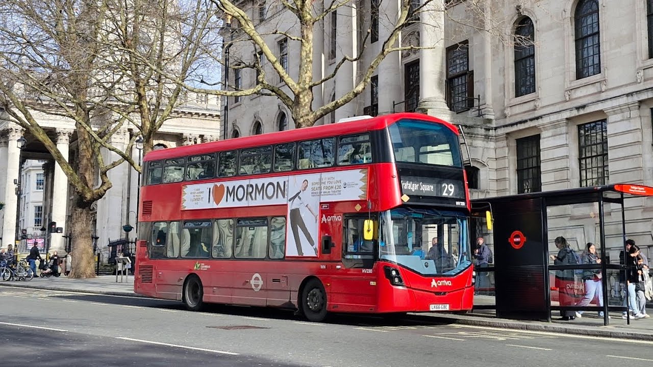 Full Route Visual | Bus Route 29: Wood Green to Trafalgar Square 