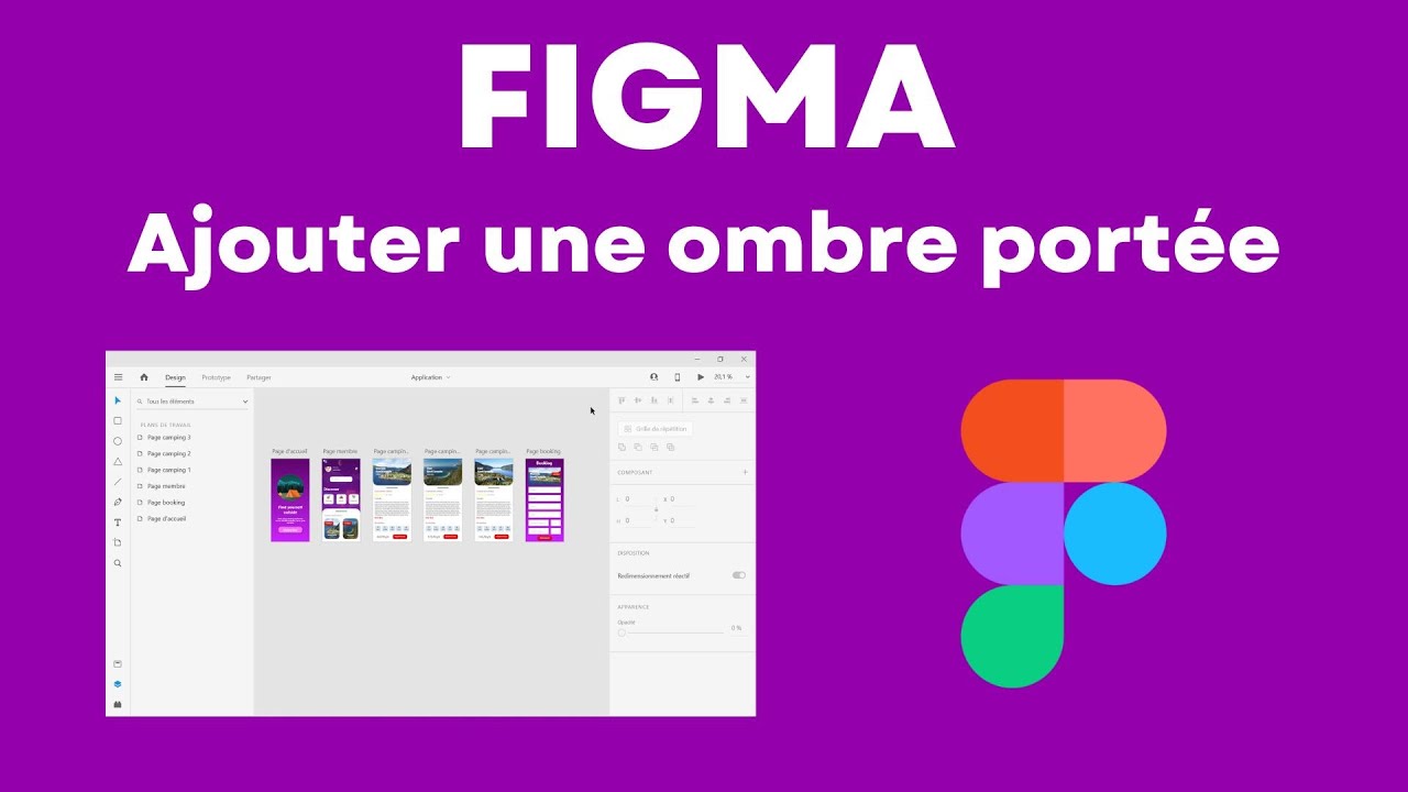 Figma ajouter une ombre portée