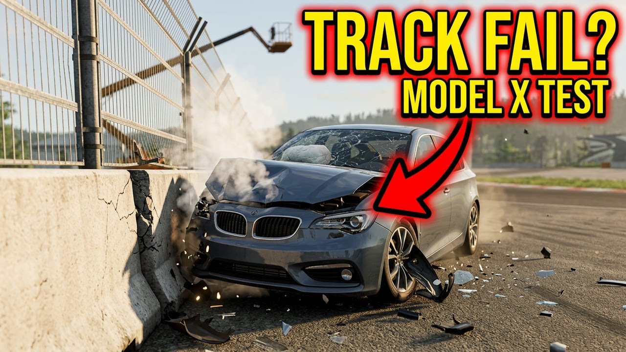 Tesla Model X Racetrack