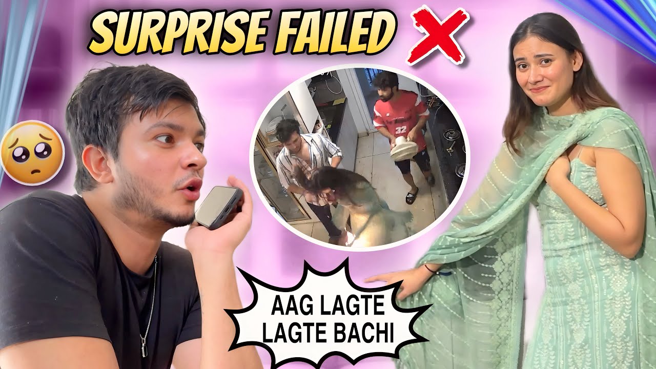 Aag lagte lagte bachi 🔥 Surprise Failed