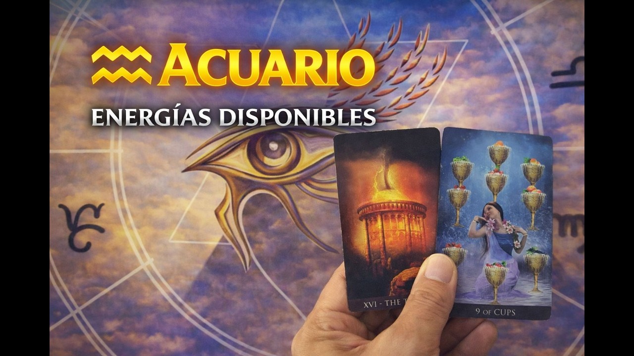 ♒ ACUARIO | Un sacudón interno lo cambia todo: sueltas un gran peso y proyectas tu nuevo futuro