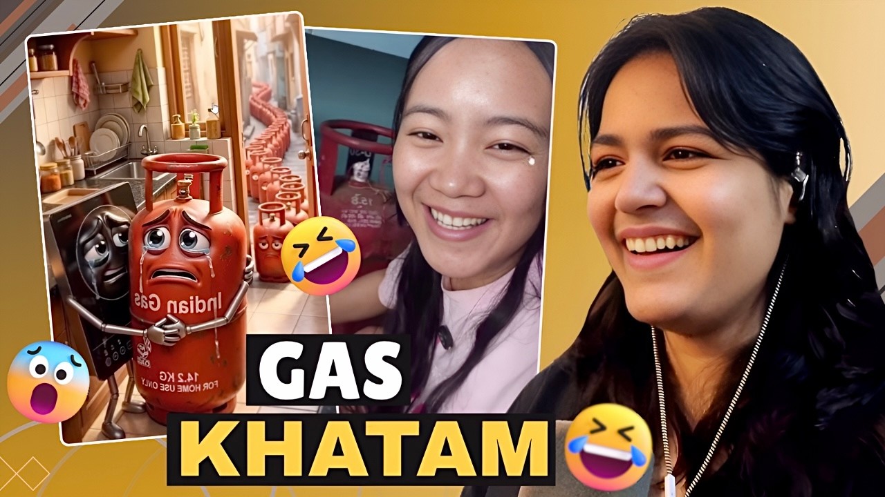 LPG Gas Cylinder Shortage Meme Reaction 🤣🔥