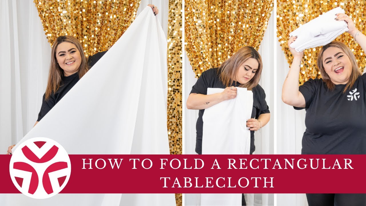 How to Fold a Rectangular Tablecloth