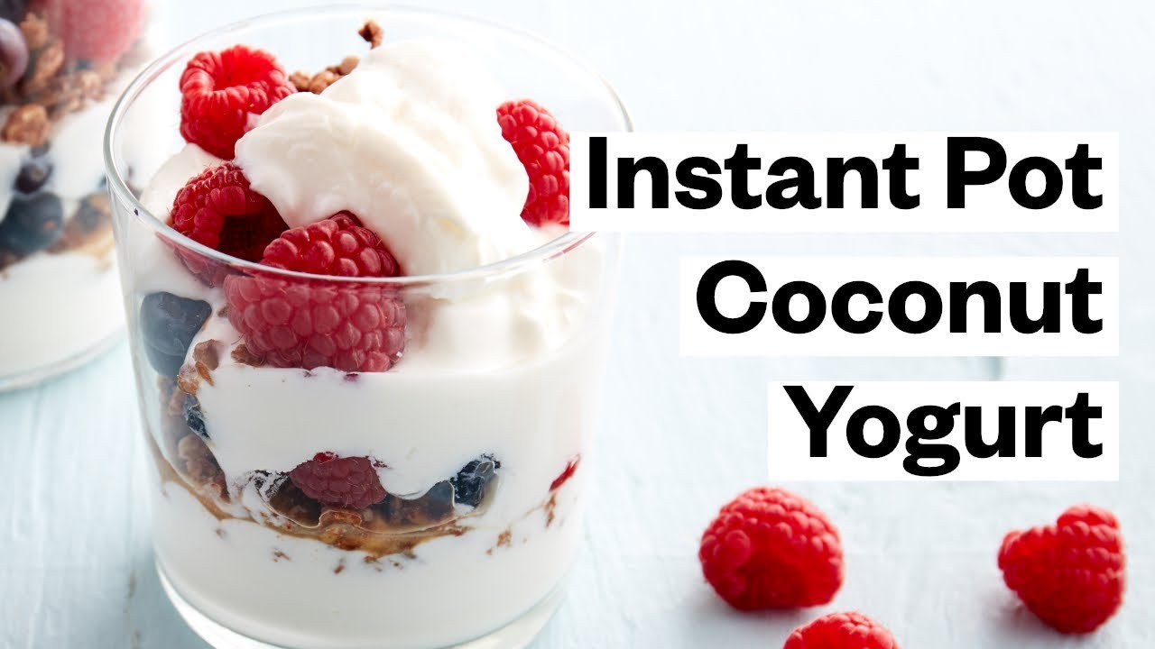 Instant Pot Coconut Yogurt (VEGAN + PALEO)
